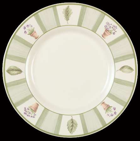 Flower Garden Luncheon Plate