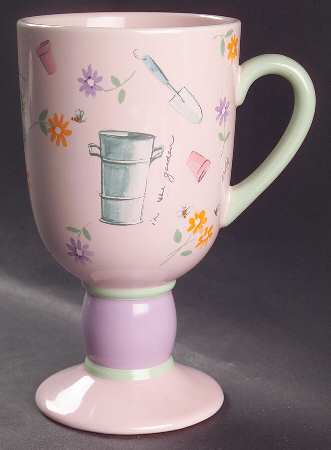 Flower Garden Footed Mug