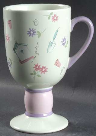 Flower Garden Footed Mug