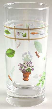 Flower Garden 14 Oz Glassware Tumbler