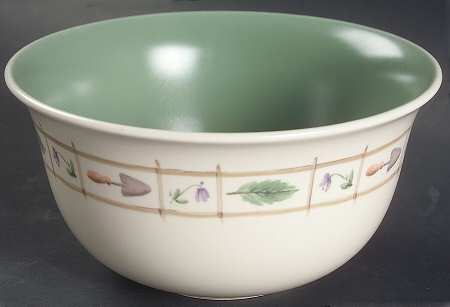 Flower Garden Deep Soup/Cereal Bowl