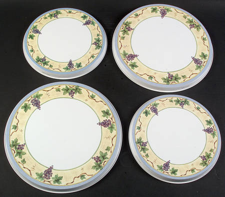 Merlot (Set/4) Tin Stove Covers-2 8" & 2 10" Round Covers