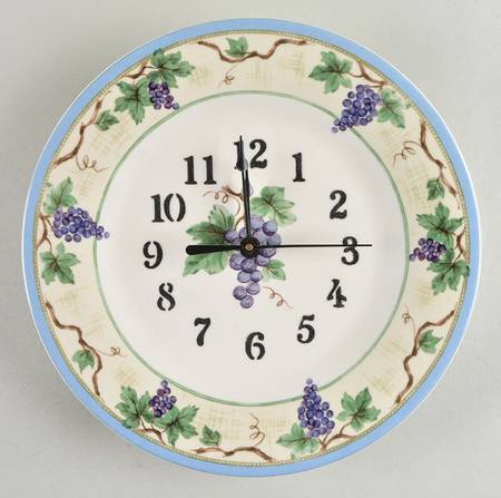 Merlot Clock Plate