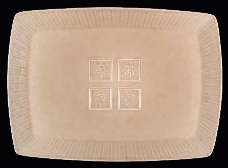 Naturewood Serenity Sand 16" Rectangular Serving Platter