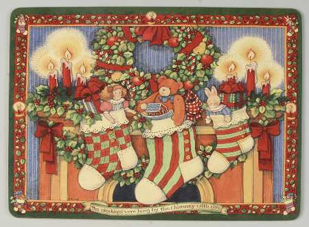 Christmas Story Corkboard Placemat