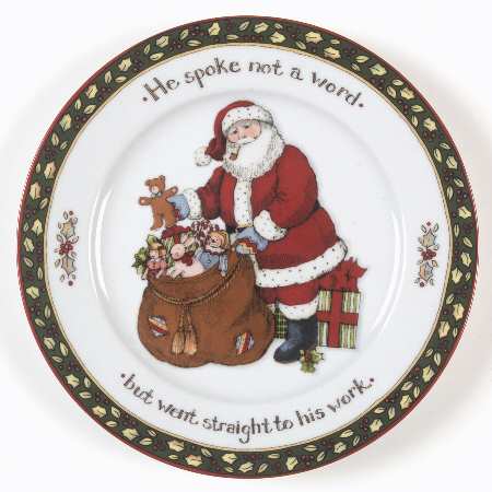 Christmas Story Salad Plate