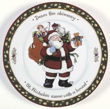 Christmas Story Salad Plate