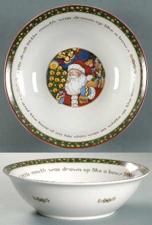 Christmas Story 8" Round Vegetable Bowl