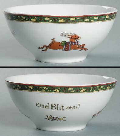 Christmas Story Fruit/Dessert (Sauce) Bowl