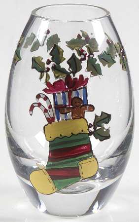 Christmas Story Glassware Mini Vase