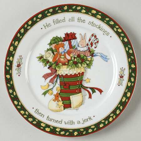 Christmas Story Salad Plate