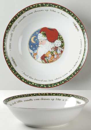 Christmas Story 9" Round Vegetable Bowl