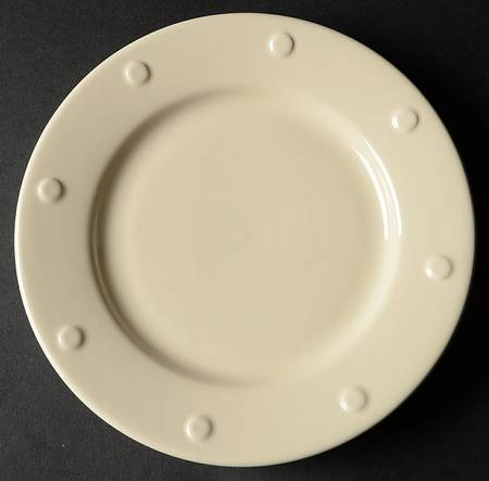 Dana Cream (Smooth) Salad Plate