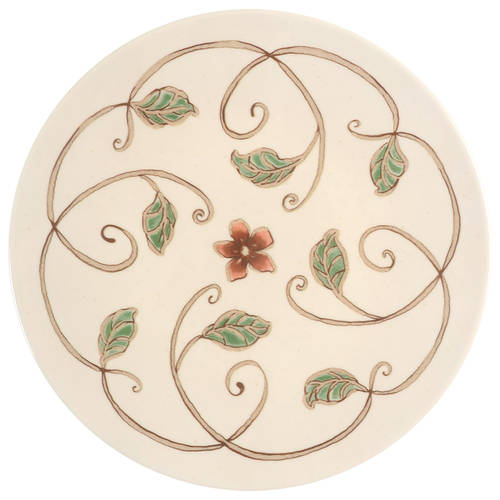 Mission Flower Coupe Salad Plate