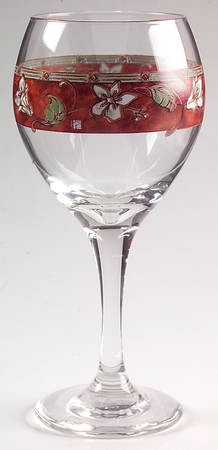 Mission Flower Glassware Wine
