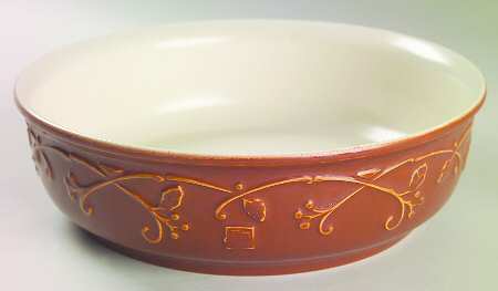 Mission Flower 9" Round Vegetable Bowl