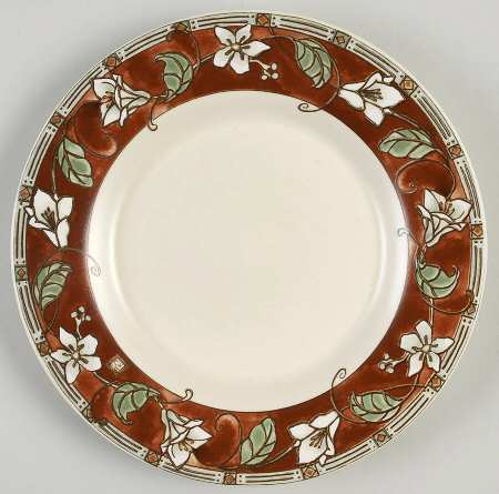 Mission Flower Luncheon Plate