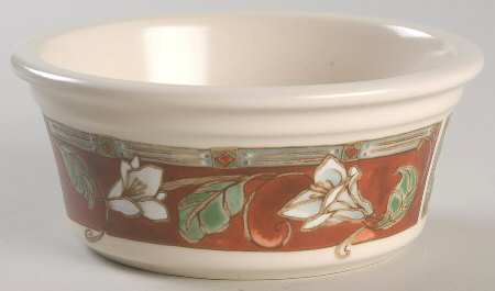 Mission Flower Dip/Salsa Crock