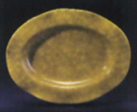 Onde Basil (Olive Green) 17" Oval Serving Platter