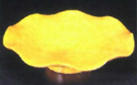 Onde Giallo (Yellow) Footed Bowl