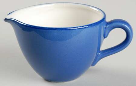 Spa Medium Blue (Rim) Creamer