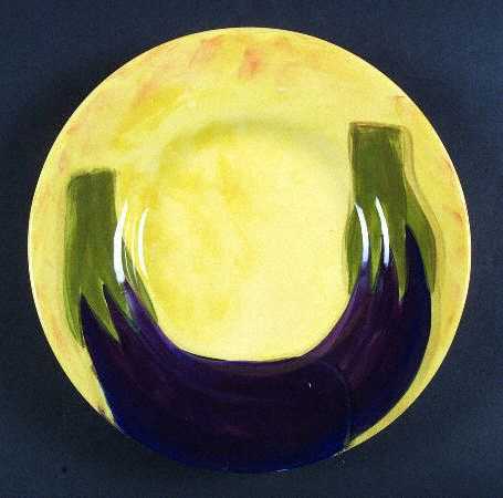 Sausalito Vegetable Garden Large Rim Soup Bowl by Pottery Barn China