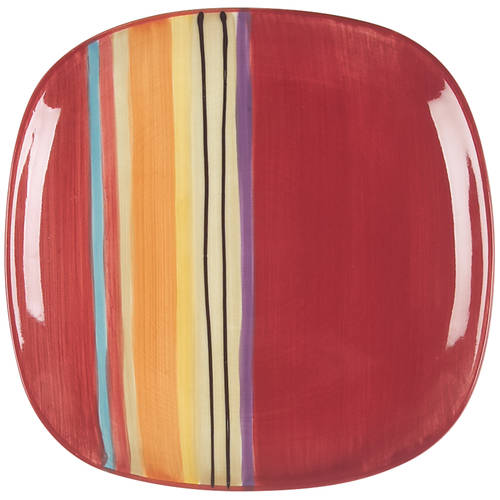 Equator Square Salad Plate