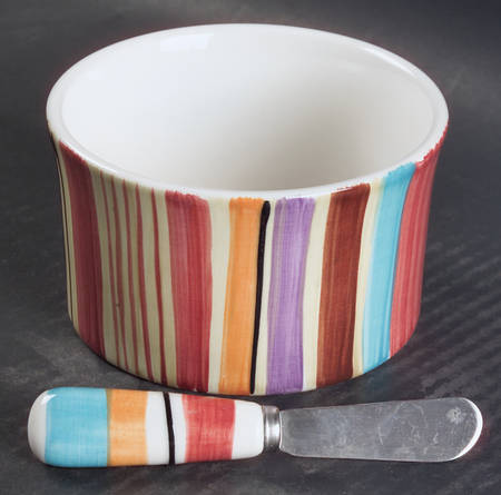 Equator Dip Bowl & Spreader Set