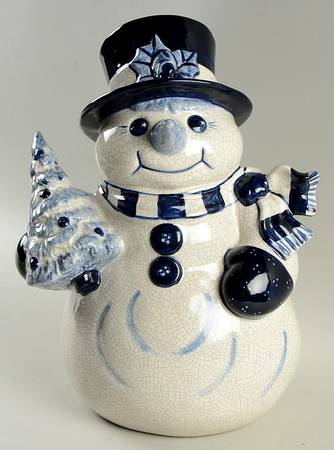Holiday Snowman Figurine