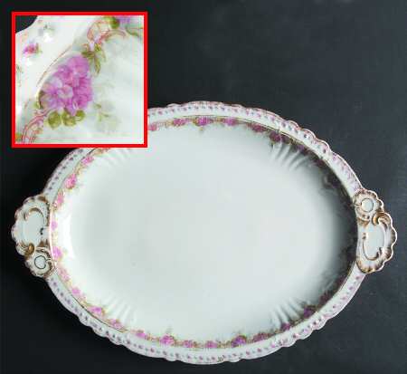 POY399 18" Oval Serving Platter by Jean Pouyat