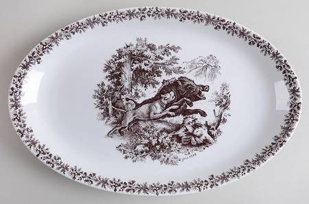 PMM1 13" Oval Serving Platter by Porzellan - Munchen