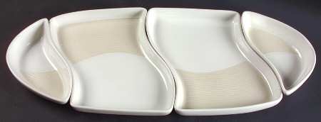 Sand & Seas Sandbar (4 Pc) Modular Vegetable Serving Set
