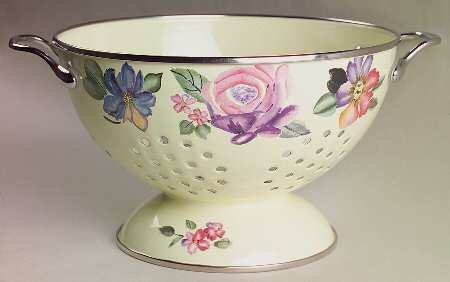 Flower Market Metal Colander