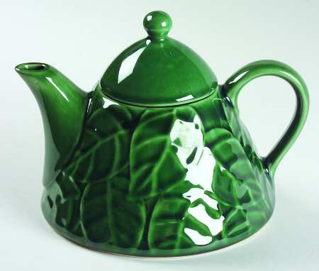 Jade Leaves Teapot & Lid
