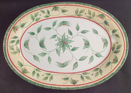 Garden District 16" Oval Serving Platter