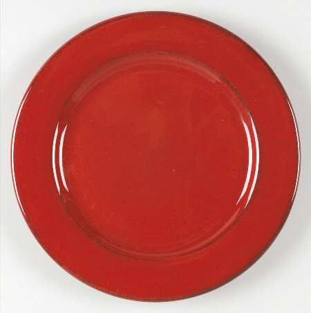 Toscana Burgundy Salad Plate