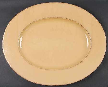 Toscana Gold 19" Oval Serving Platter