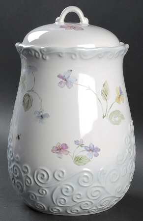 Vienna Floral Large Canister & Lid