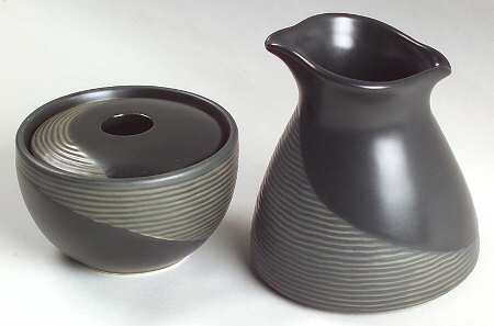 Night Surf Stacking Creamer & Sugar Bowl with Lid Set