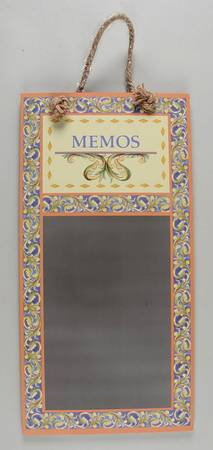 Villa Della Luna Hanging Chalk Memo Board