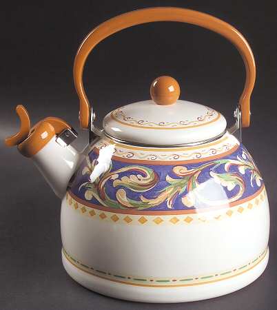 Villa Della Luna Metal Whistler Kettle & Lid