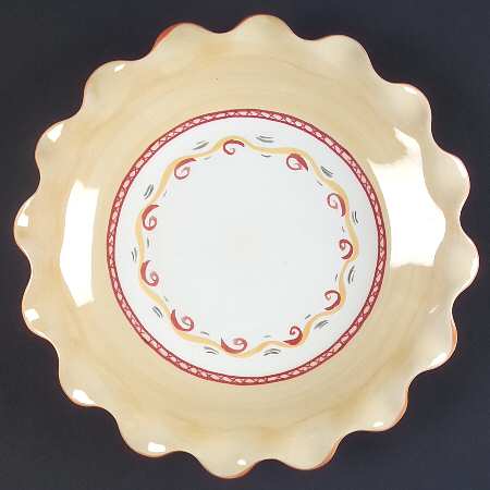 Villa Della Luna 10" Ruffled Plate
