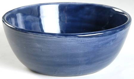 Sausalito Sapphire Blue 8" Round Vegetable Bowl