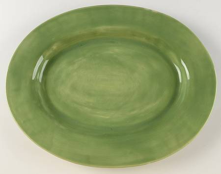 Sausalito Celery (Light Green) 18" Oval Serving Platter
