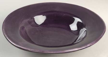 Sausalito Fig (Purple) Large Rim Soup Bowl
