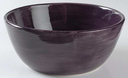 Sausalito Fig (Purple) 9" Round Vegetable Bowl