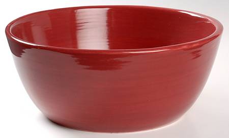 Sausalito Merlot (Red) 9" Round Vegetable Bowl