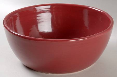 Sausalito Merlot (Red) 8" Round Vegetable Bowl