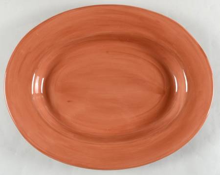 Sausalito Spice (Terra Cotta) 18" Oval Serving Platter