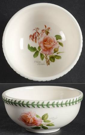 Botanic Roses Individual Salad/Dessert/Fruit Bowl